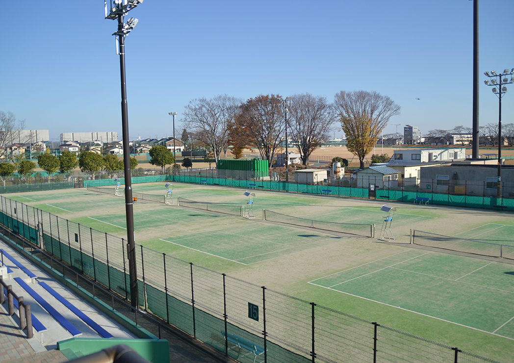 テニスコート 栃木県総合運動公園北 中央エリア